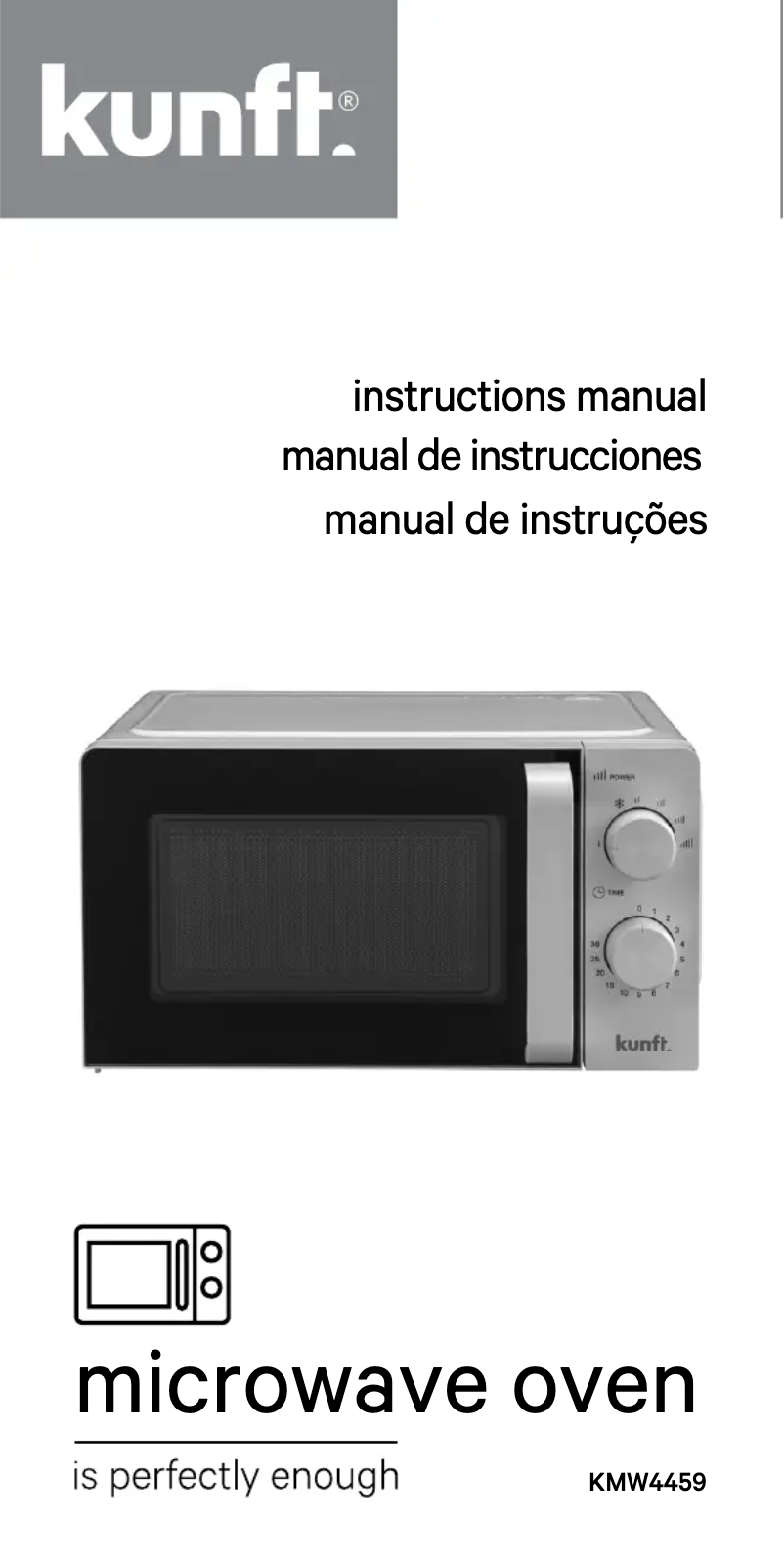 Página 1 del manual Manual de usuario Kunft KMW4459