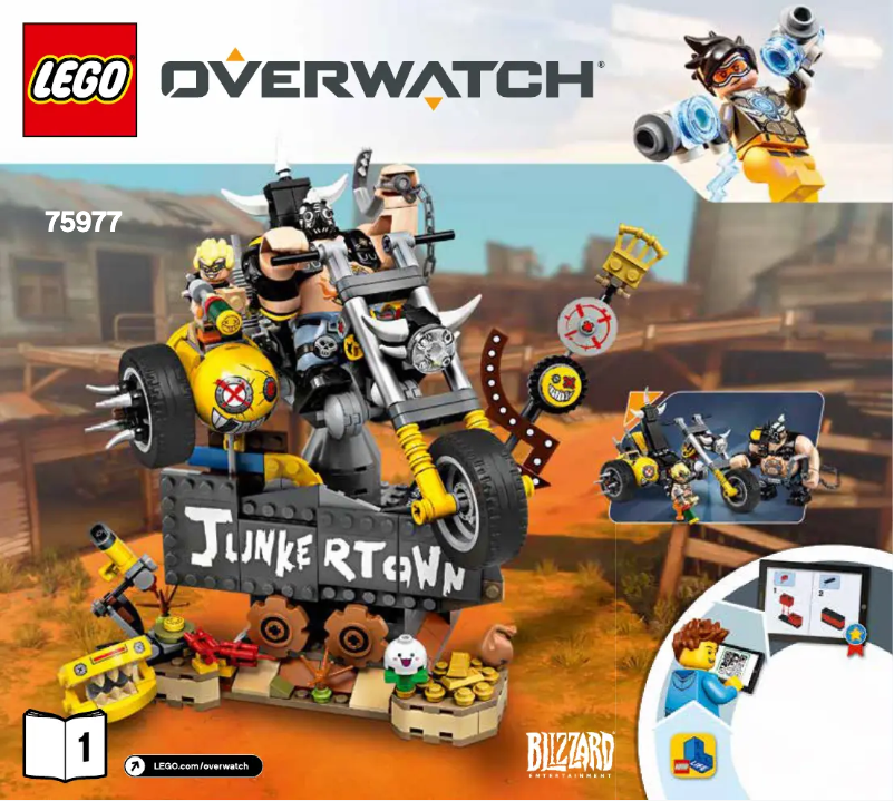 Page 1 de la notice Manuel utilisateur Lego Overwatch 75977