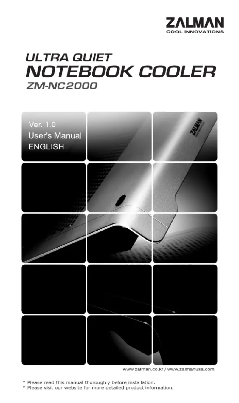 Page n°1 - Manuel utilisateur Zalman ZM-NC2000