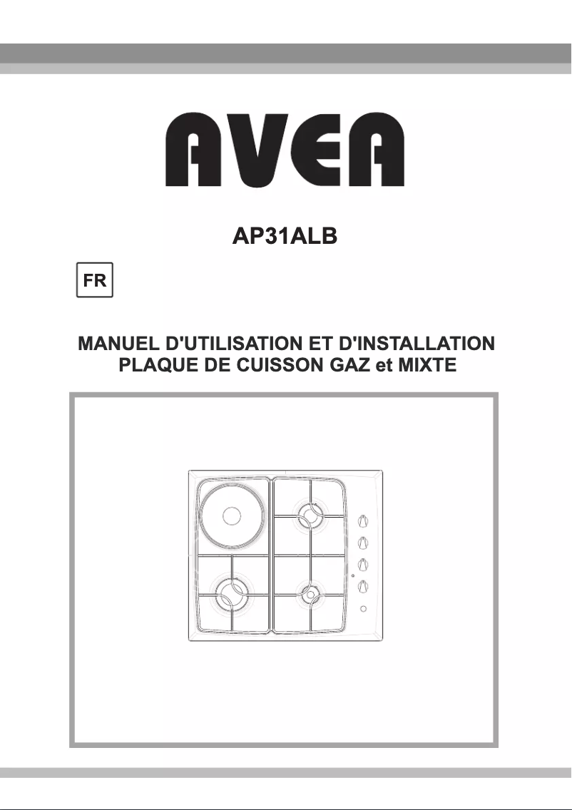 Page n°1 - Manuel utilisateur AVEA AP31ALB