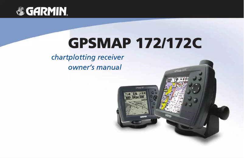 Page n°1 - Manuel utilisateur Garmin GPSMAP 172C