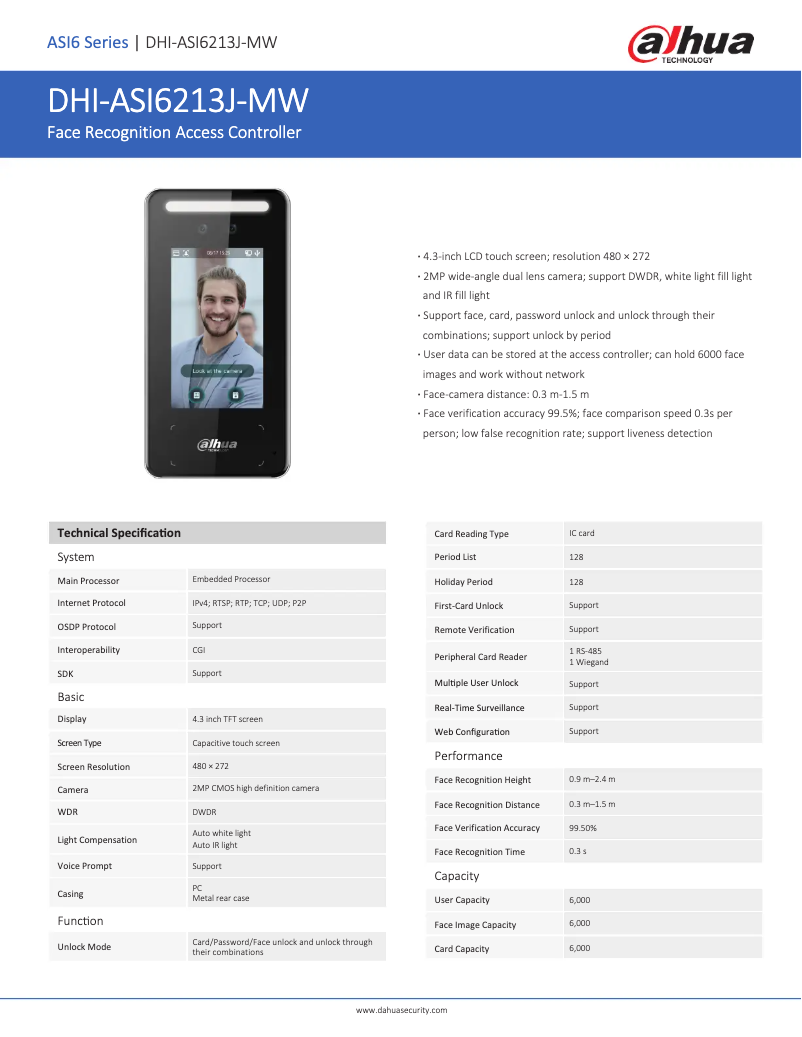 Image de la première page du manuel de l'appareil ASI6213J-MW