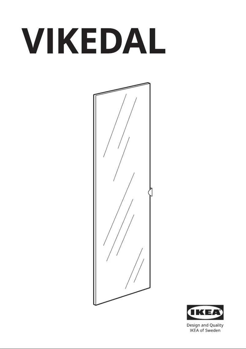 Página 1 del manual Manual de usuario Ikea VIKEDAL 700.233.19