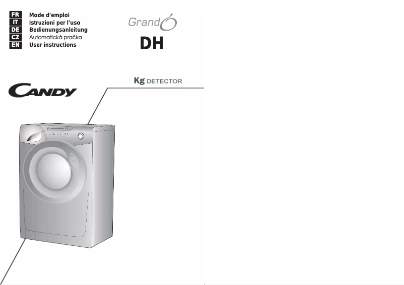 Page 1 de la notice Manuel utilisateur Candy GO 1492DH-16S