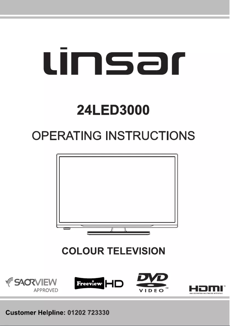 Page n°1 - Manuel utilisateur Linsar 24LED3000