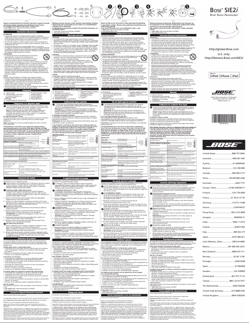 Image de la première page du manuel de l'appareil SIE2 sport