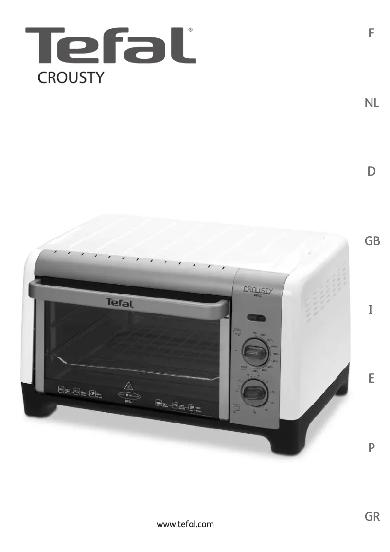 Page n°1 - Manuel utilisateur Tefal Crousty OV326072