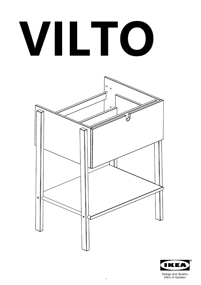 Página 1 del manual Instrucciones / montaje Ikea VILTO