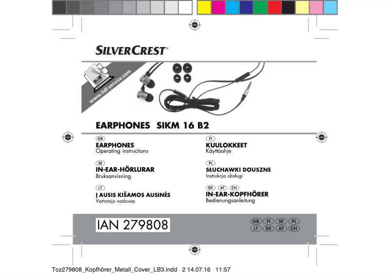Page n°1 - Manuel utilisateur SilverCrest SKIR 32 B2