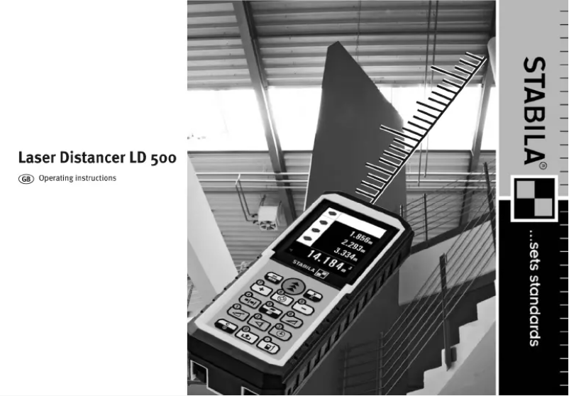 Image de la première page du manuel de l'appareil LD500