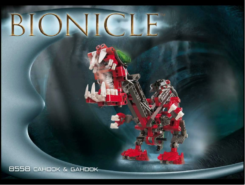 Image de la première page du manuel de l'appareil Bionicle 8558