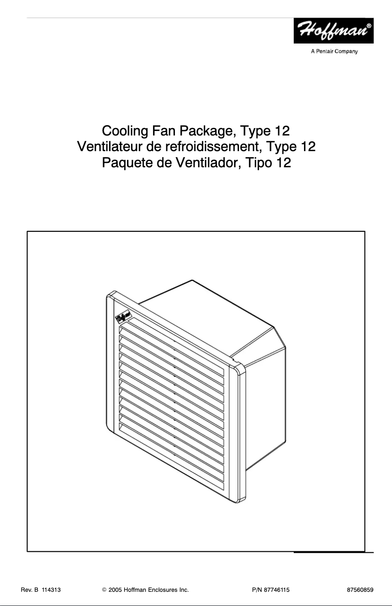 Página 1 del manual Manual de usuario Hoffman TFP61