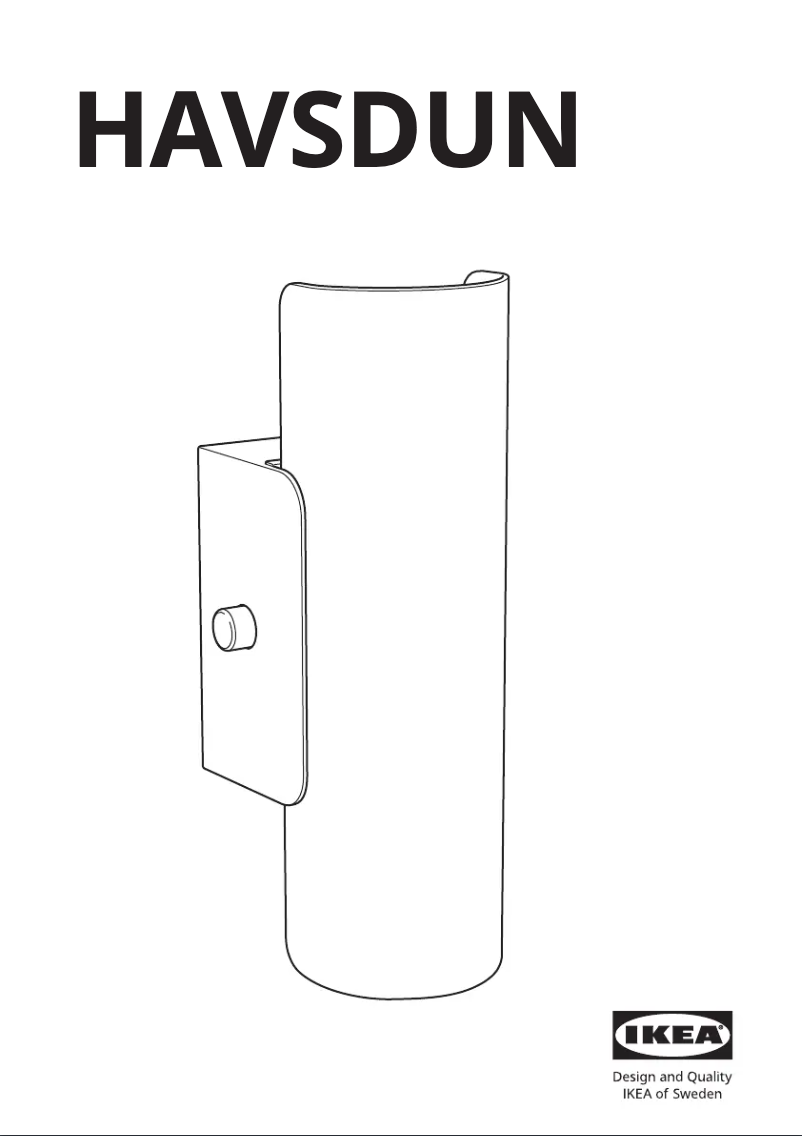 Image de la première page du manuel de l'appareil HAVSDUN 304.992.53