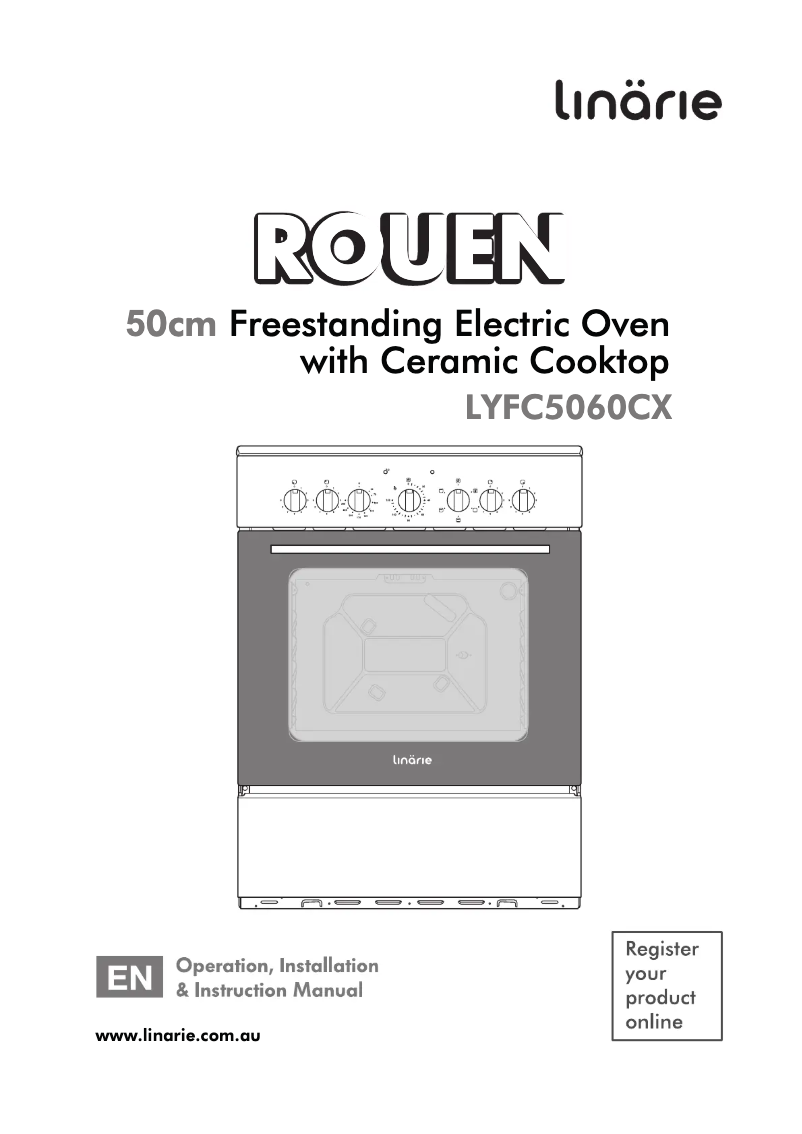 Page 1 de la notice Manuel utilisateur Linarie Rouen LYFC5060CX