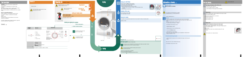 Page 1 de la notice Manuel utilisateur Bosch WTV74105GB
