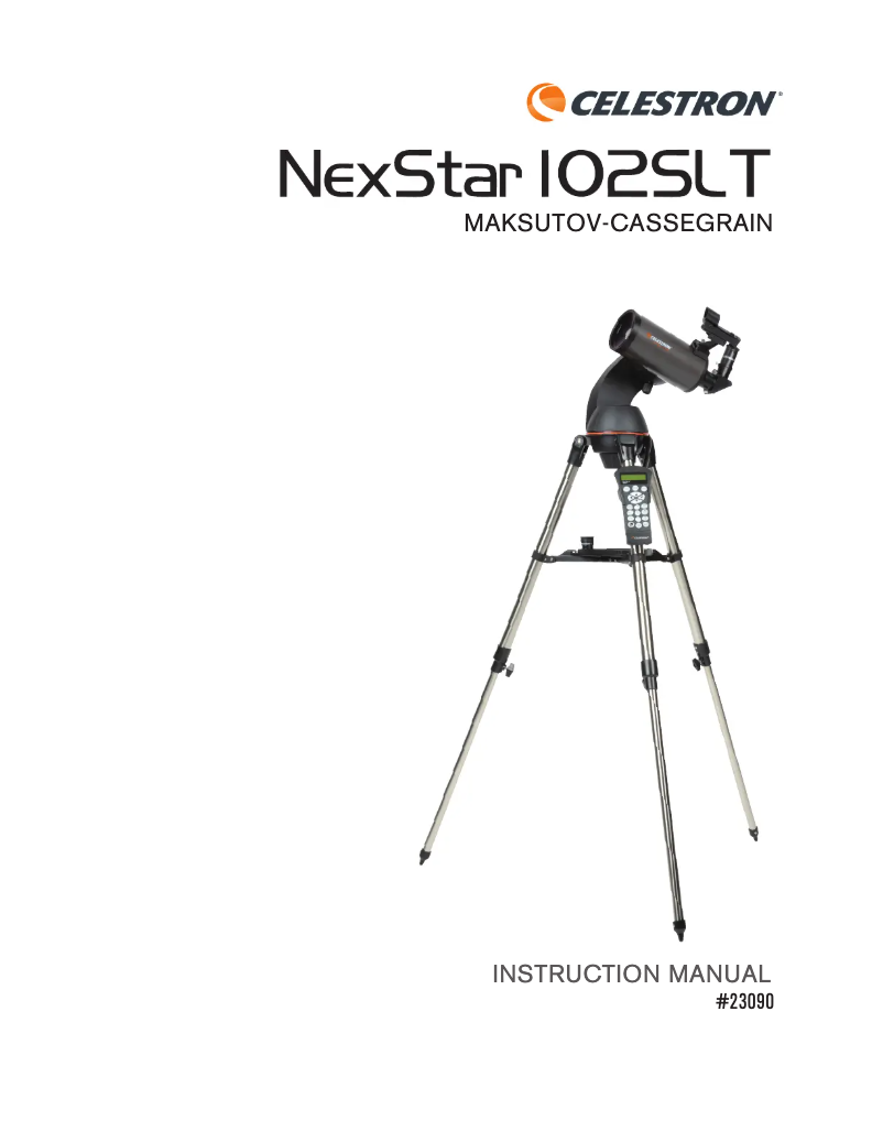 Page n°1 - Manuel utilisateur Celestron Nexstar 130 SLT