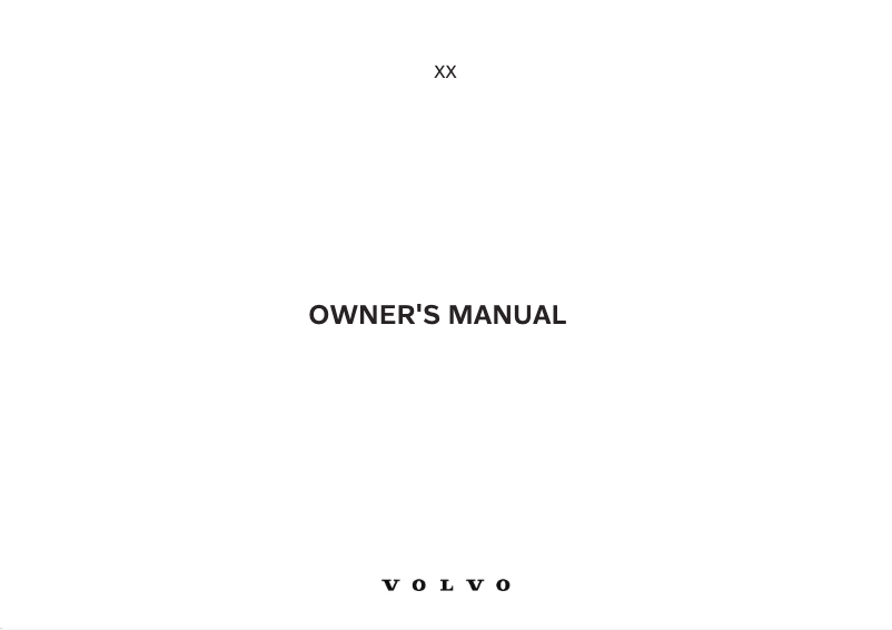 Página 1 del manual Manual de usuario Volvo XC60 (2023)