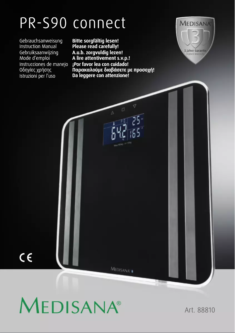 Página 1 del manual Manual de usuario Medisana PR-S90