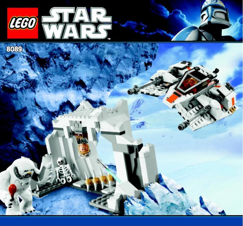 Page 1 de la notice Manuel utilisateur Lego Star Wars 8089
