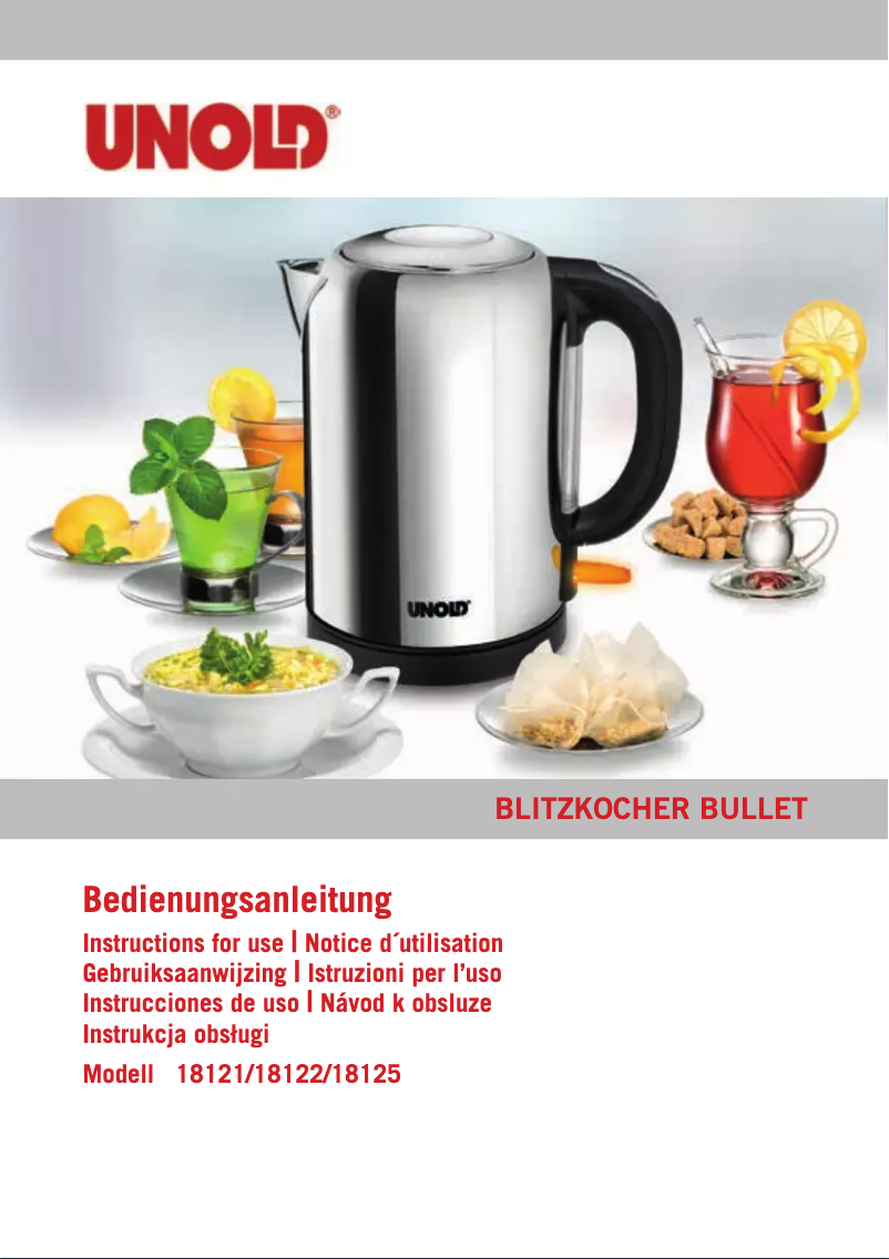 Image de la première page du manuel de l'appareil 18122