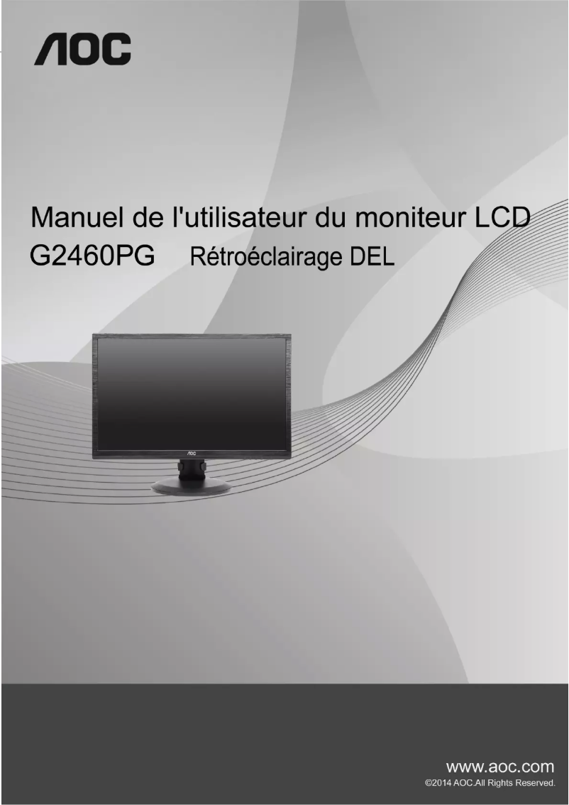 Page n°1 - Manuel utilisateur AOC G2460PG