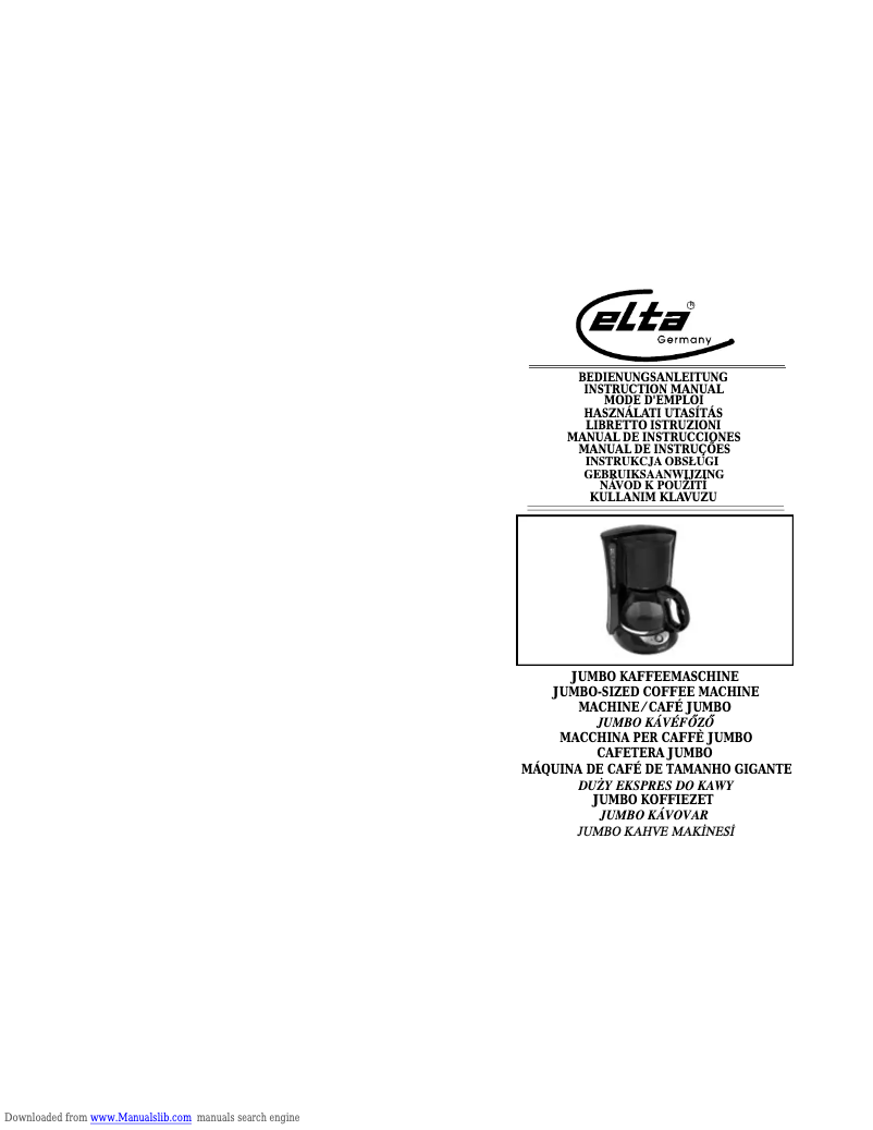 Page 1 de la notice Manuel utilisateur Elta KM 117 S