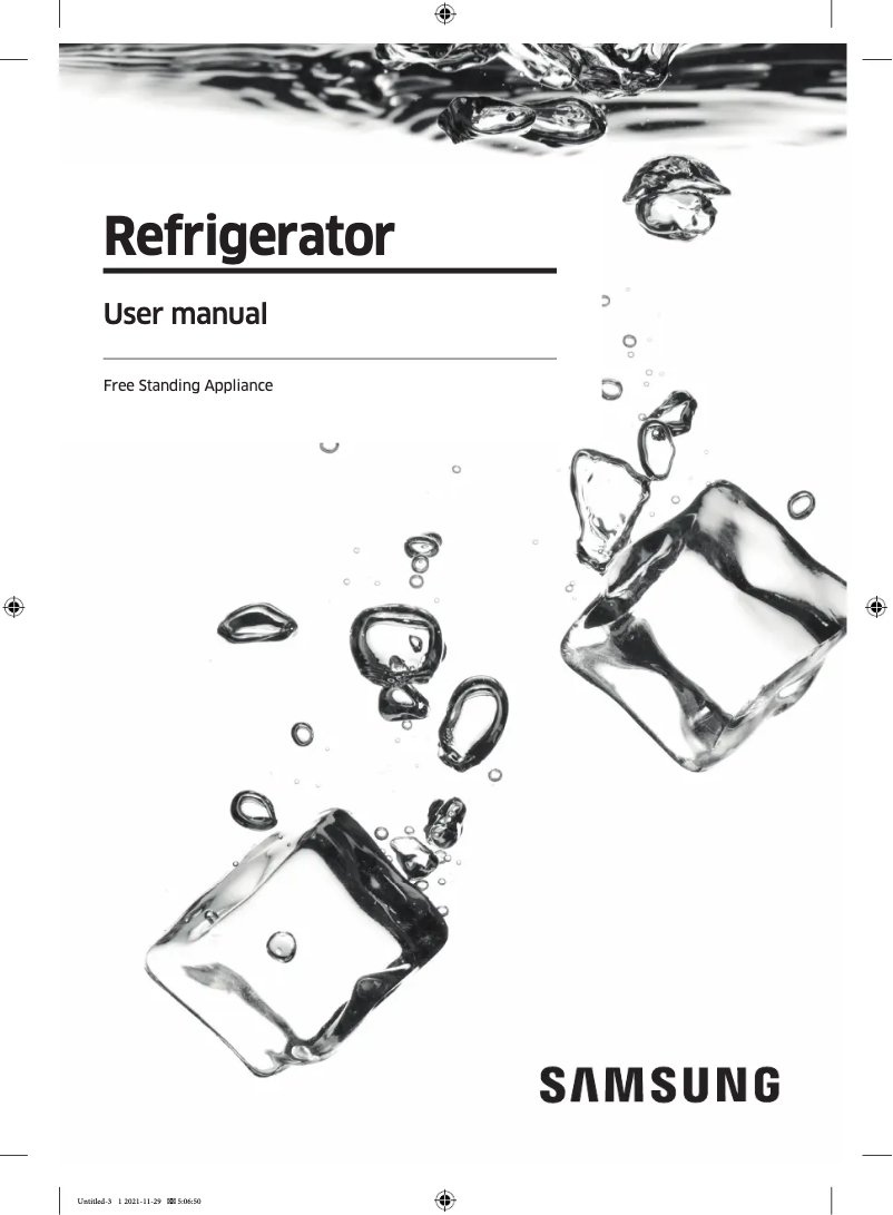 Page n°1 - Manuel utilisateur Samsung RF23BB8600AP