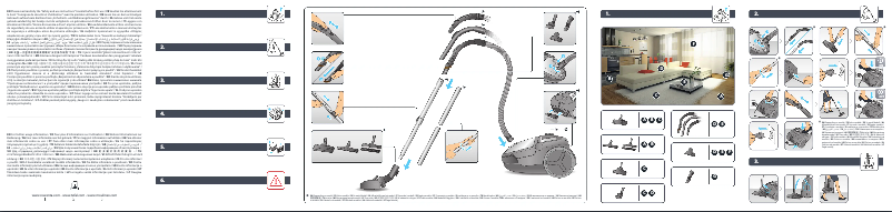 Page n°1 - Manuel utilisateur Tefal City Space Cyclonic TW2522