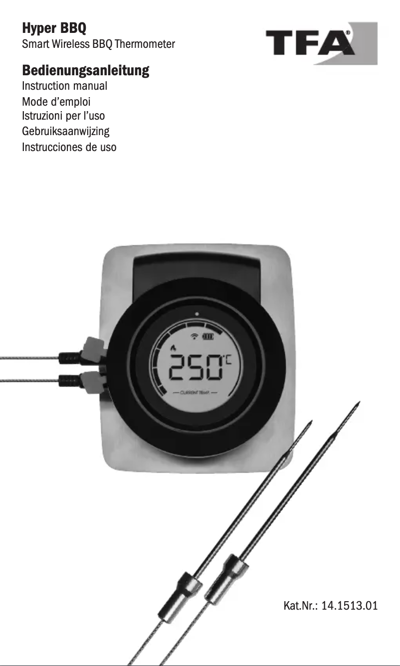 Page n°1 - Manuel utilisateur TFA 14.1513.01