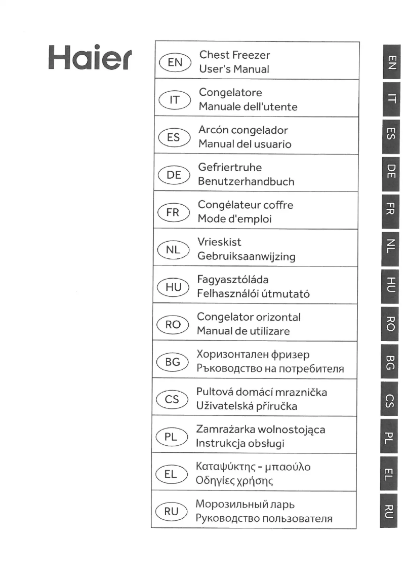 Imagen de la primera página del manual del dispositivo HCE330AAL