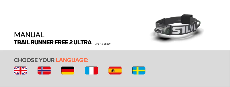 Page 1 de la notice Manuel utilisateur Silva Trail Runner Free 2 Ultra