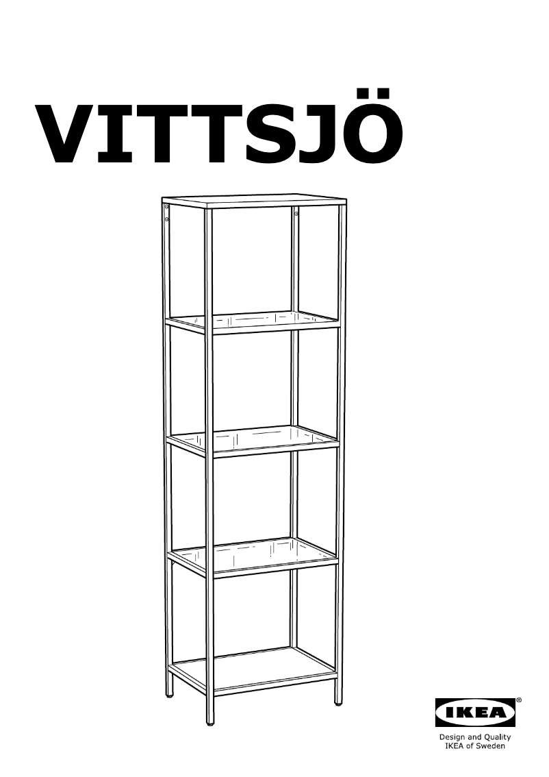 Page 1 de la notice Mode d'emploi Ikea VITTSJO