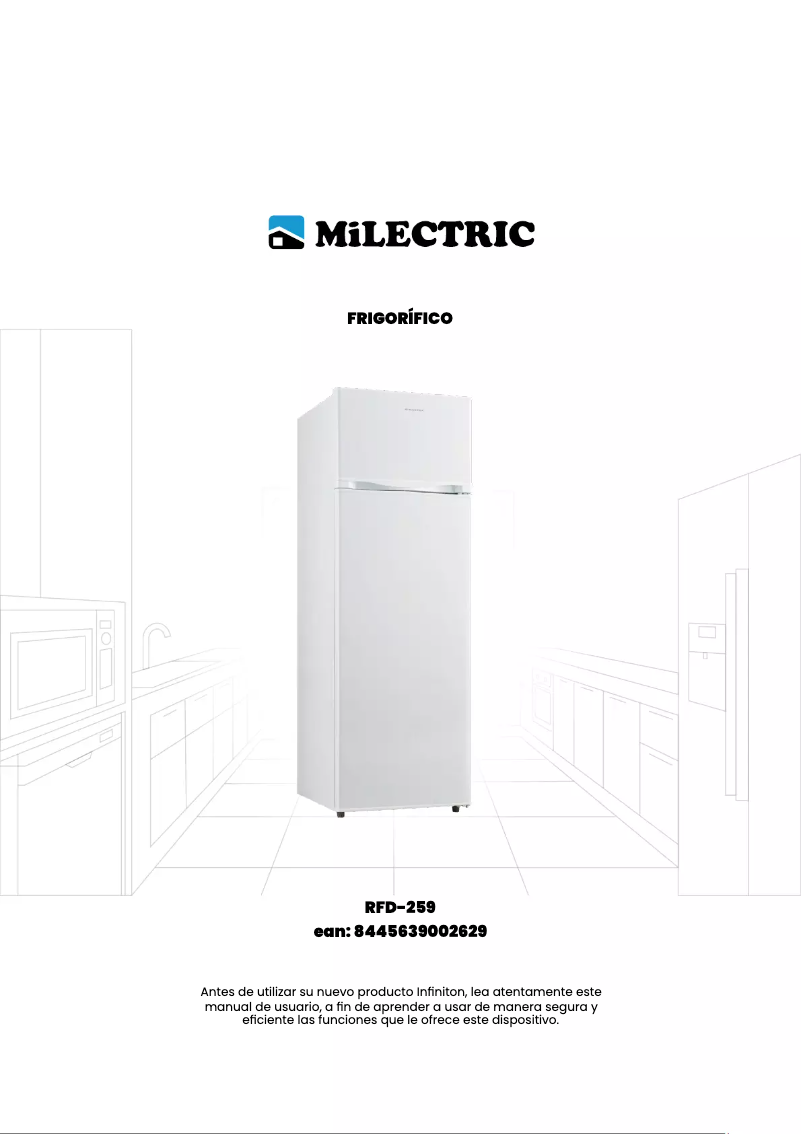 Page 1 de la notice Manuel utilisateur Milectric RFD-270