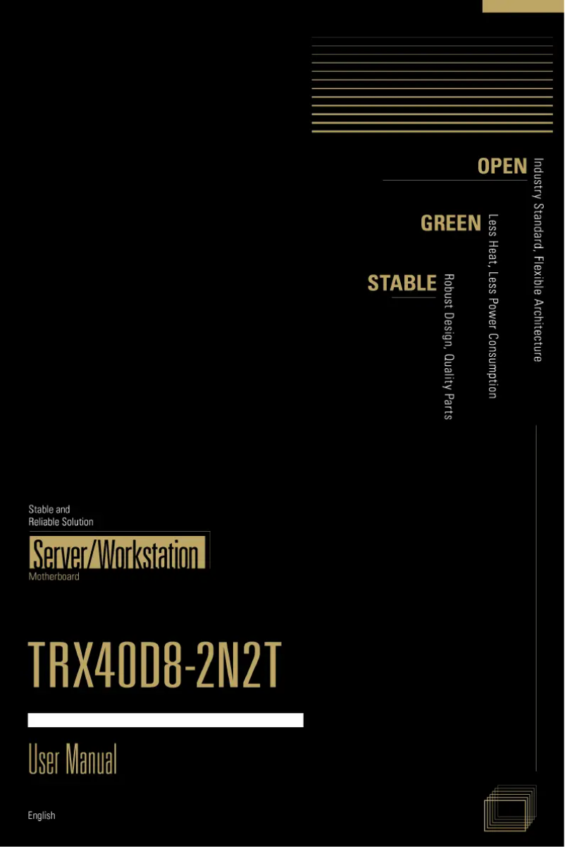 Imagen de la primera página del manual del dispositivo TRX40D8-2N2T