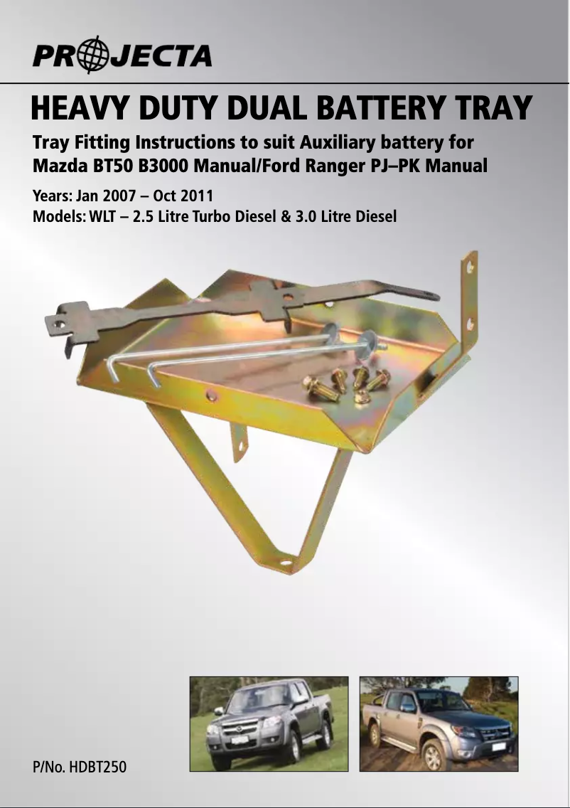 Page n°1 - Manuel utilisateur Projecta HDBT250