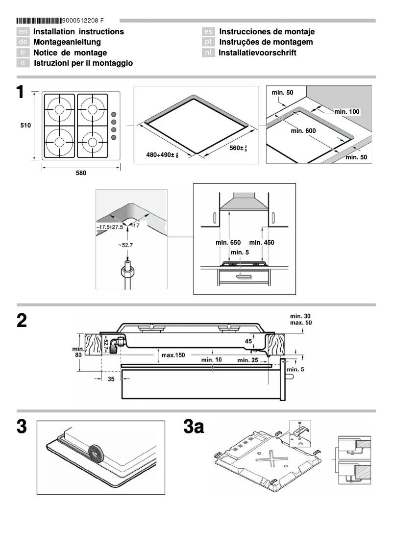 Page 1 of the manual User Manual Bosch PBP615B81E