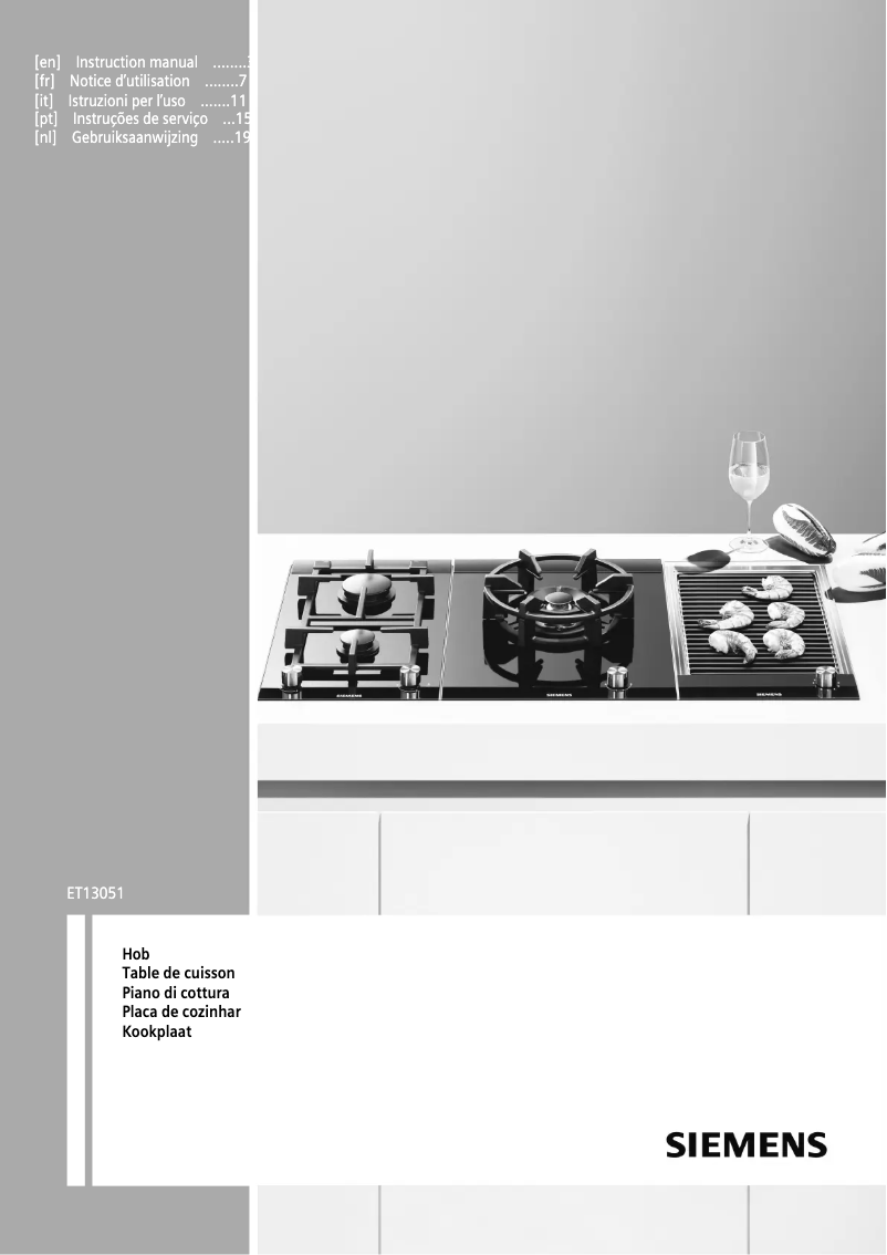 Image de la première page du manuel de l'appareil ET13051CC