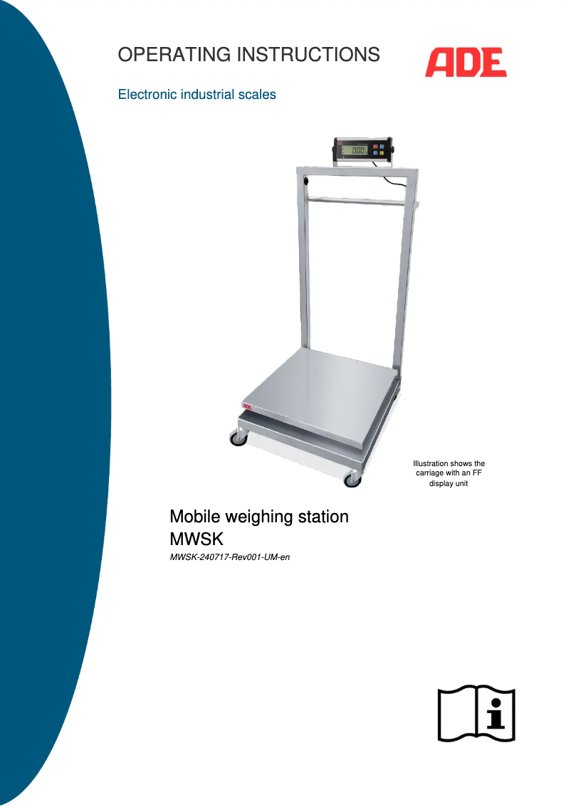 Page 1 de la notice Manuel utilisateur ADE MWSK-240717