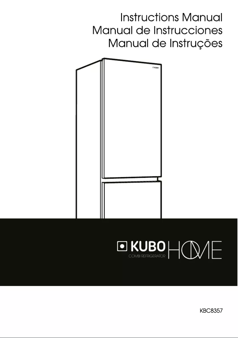 Page 1 de la notice Manuel utilisateur Kubo KBC8357