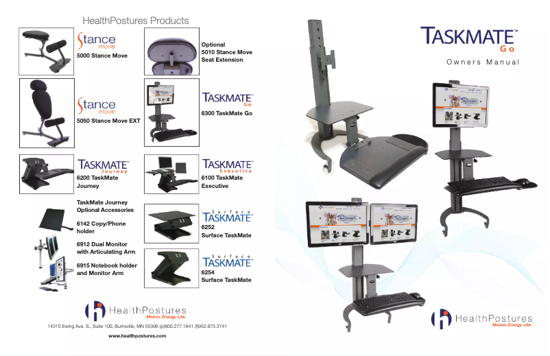 Image de la première page du manuel de l'appareil TaskMate 6252