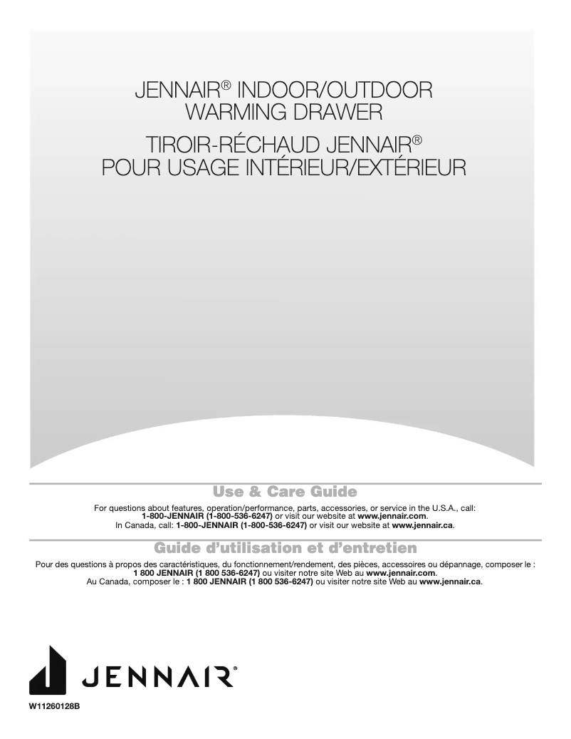 Page n°1 - Manuel utilisateur JennAir JJD3024HL