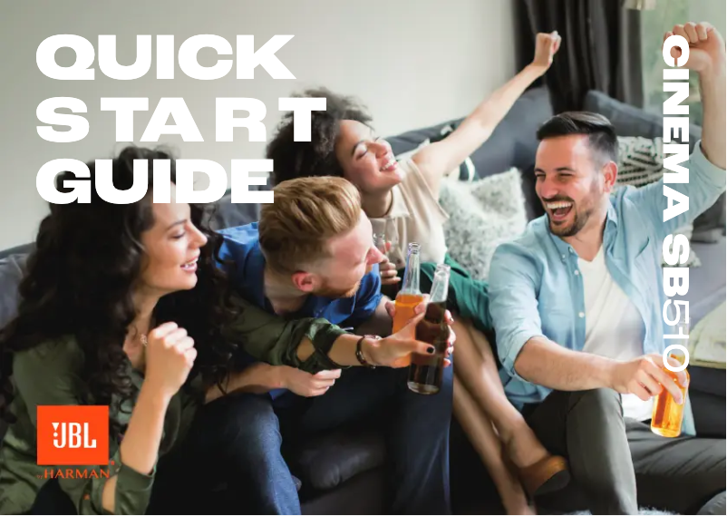 Page 1 de la notice Manuel utilisateur JBL Cinema SB510