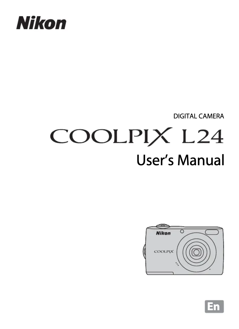 Page n°1 - Manuel utilisateur Nikon Coolpix  L24