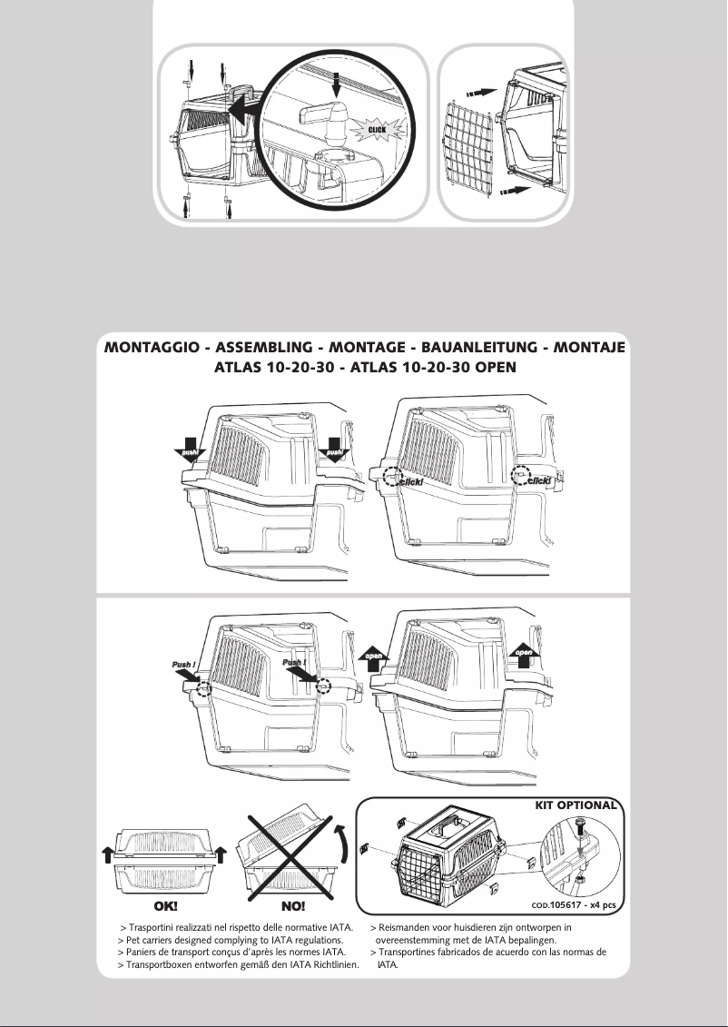 Page 1 de la notice Manuel utilisateur Ferplast Atlas 10