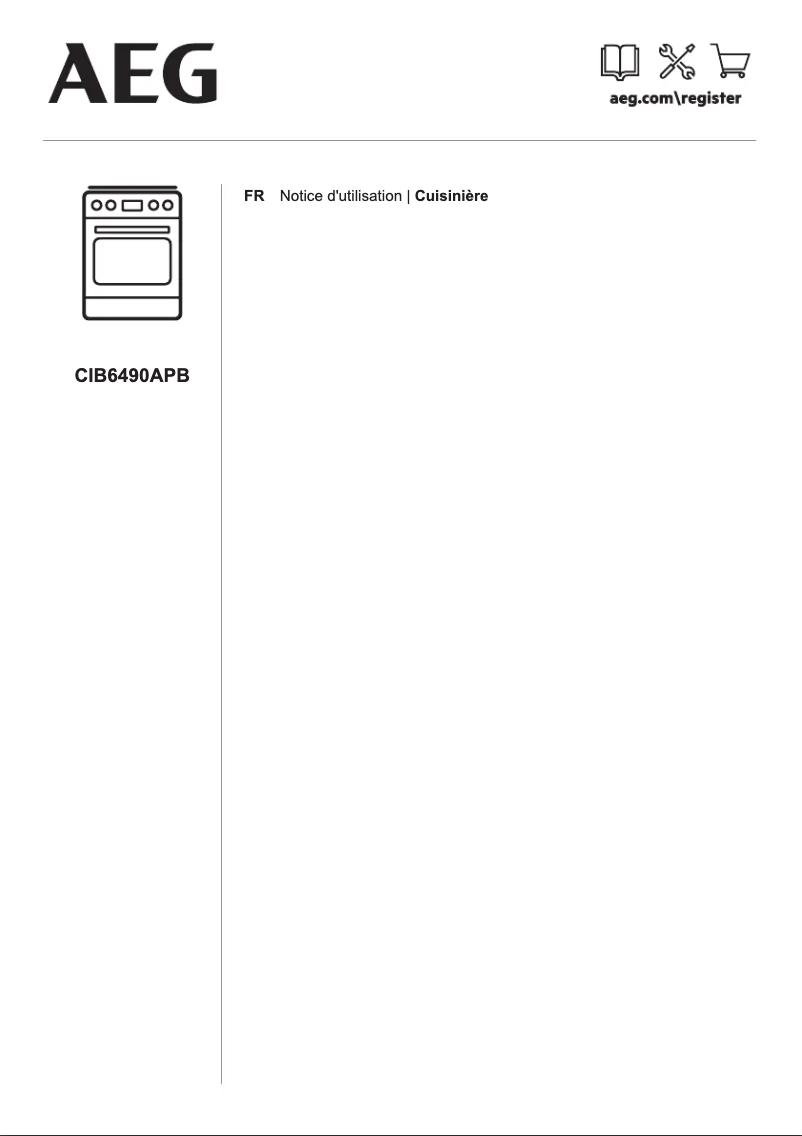 Página 1 del manual Manual de usuario AEG CIB6490APB