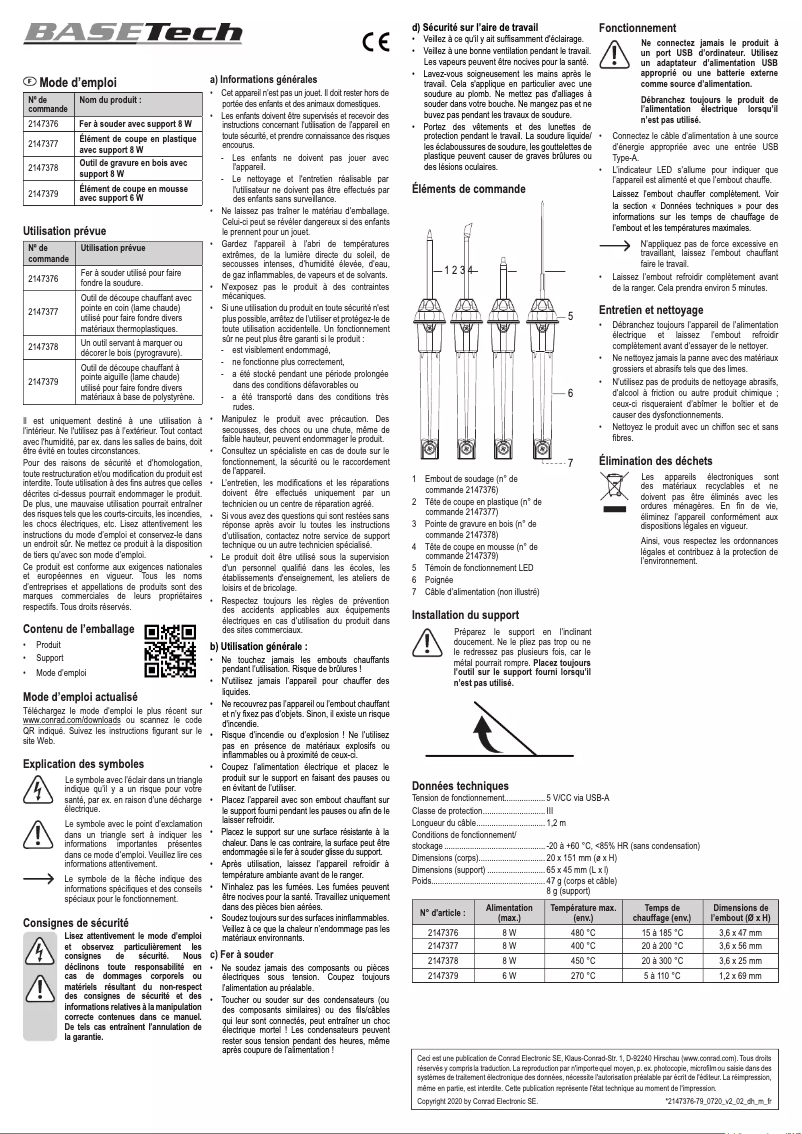 Image de la première page du manuel de l'appareil LWK-172