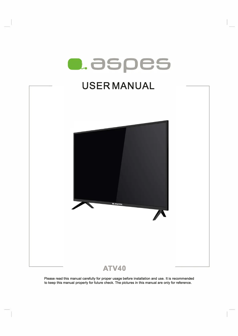 Image de la première page du manuel de l'appareil ATV40