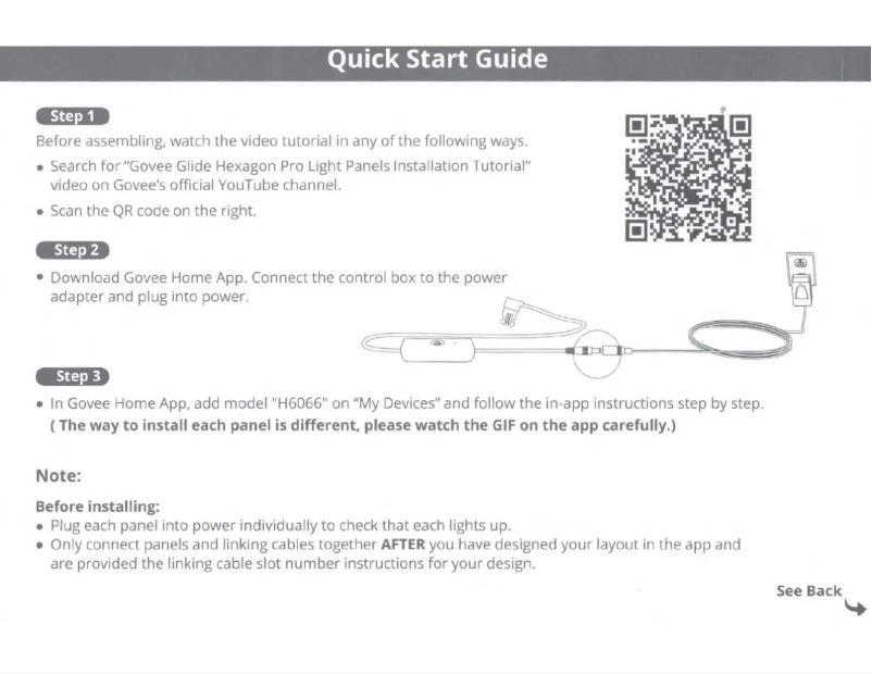 Page n°1 - Manuel utilisateur Govee H6066
