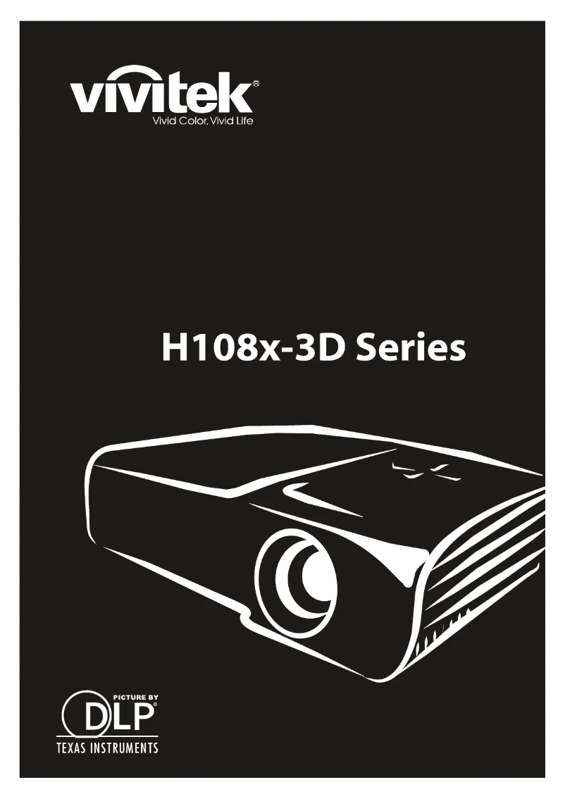 Page n°1 - Manuel utilisateur Vivitek H1086-3D