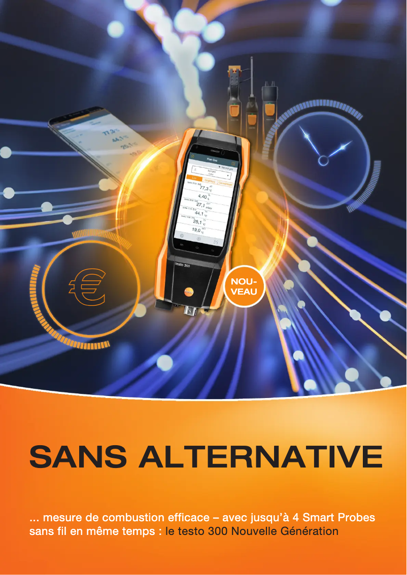 Page 1 de la notice Brochure Testo 300 NEXT LEVEL